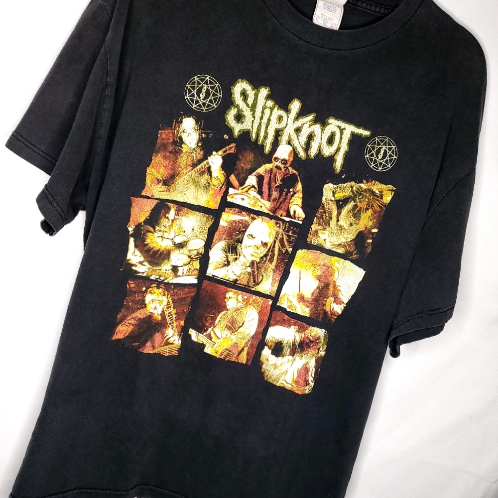 Vintage Slipknot T Shirt Y2K Band 2000s xl